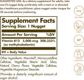 Solgar Methylcobalamin (Vitamin B12) 5000 mcg - Supports Energy Metabolism - 60 Count